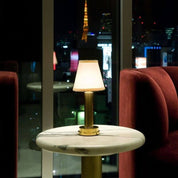 Lumen Cordless Fabric Table Lamp