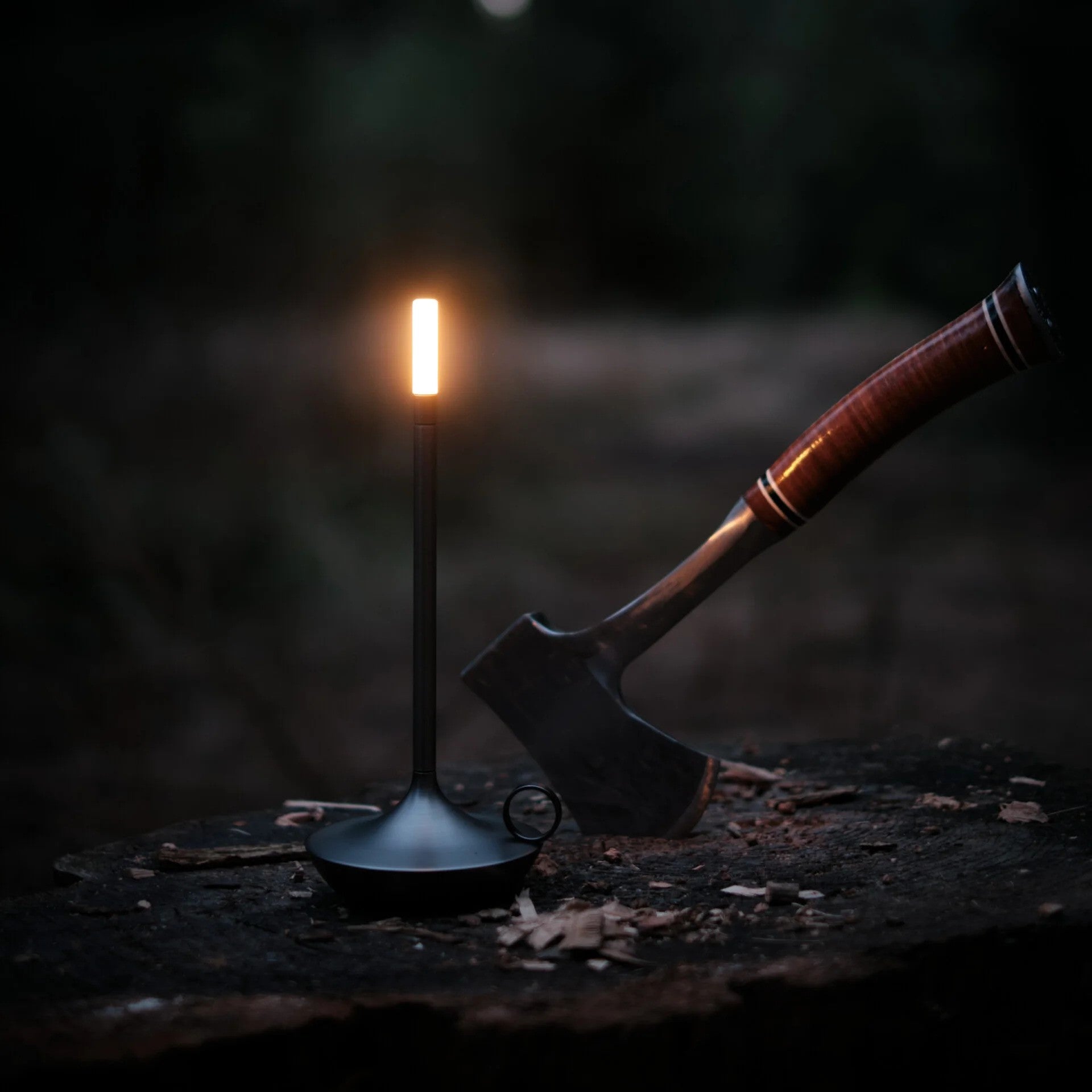 Lumen Nordic Candlestick Table Lamp