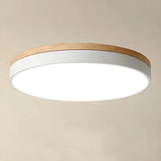 Lumen Nordic Wood Flush Ceiling Light