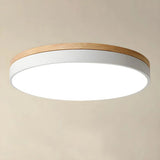 Lumen Nordic Wood Flush Ceiling Light