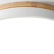 Lumen Nordic Wood Flush Ceiling Light