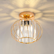 Lumen Black Luxury Glass Ceiling Light