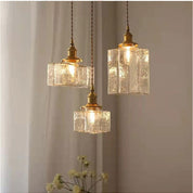 Lumen Jewel Glass Brass Pendant