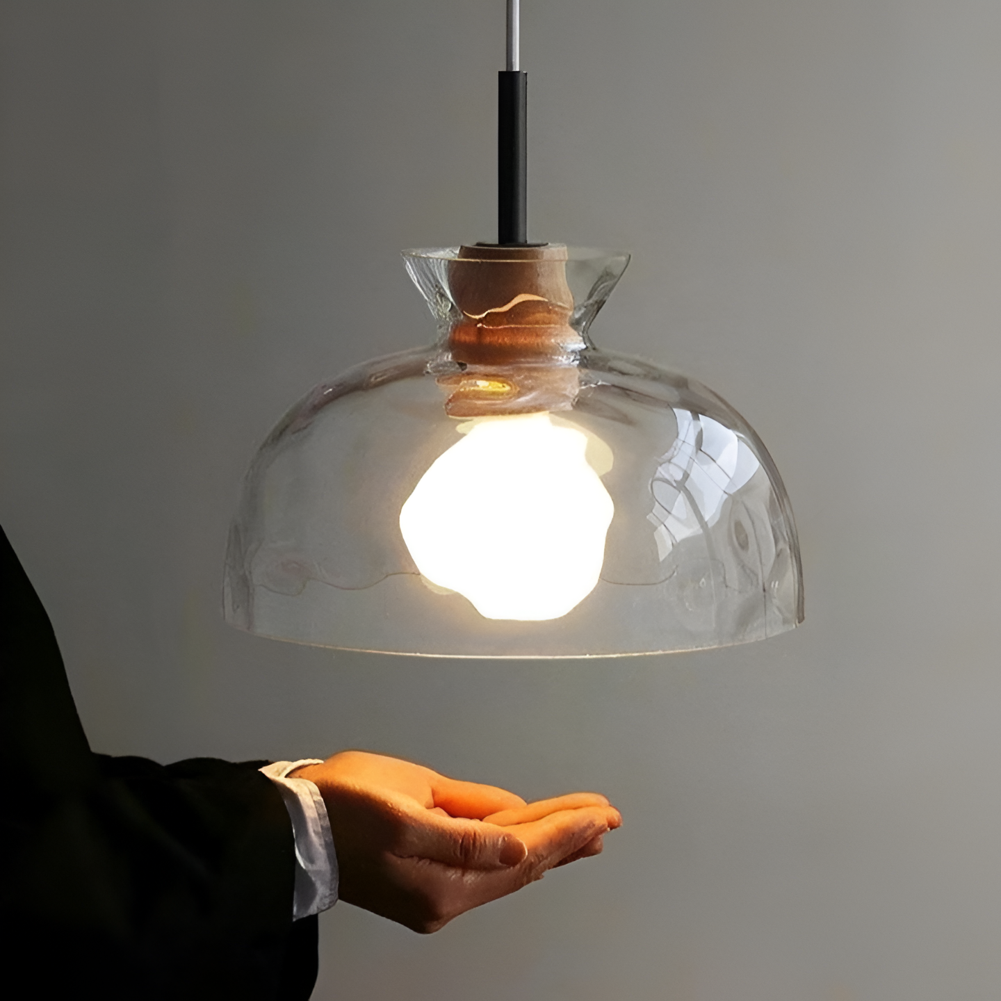 Lumen Nordic Clear Glass Pendant