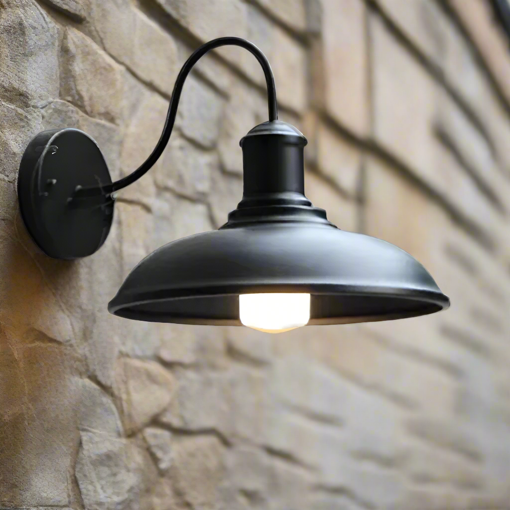Lumen Industrial Outdoor Wall Light