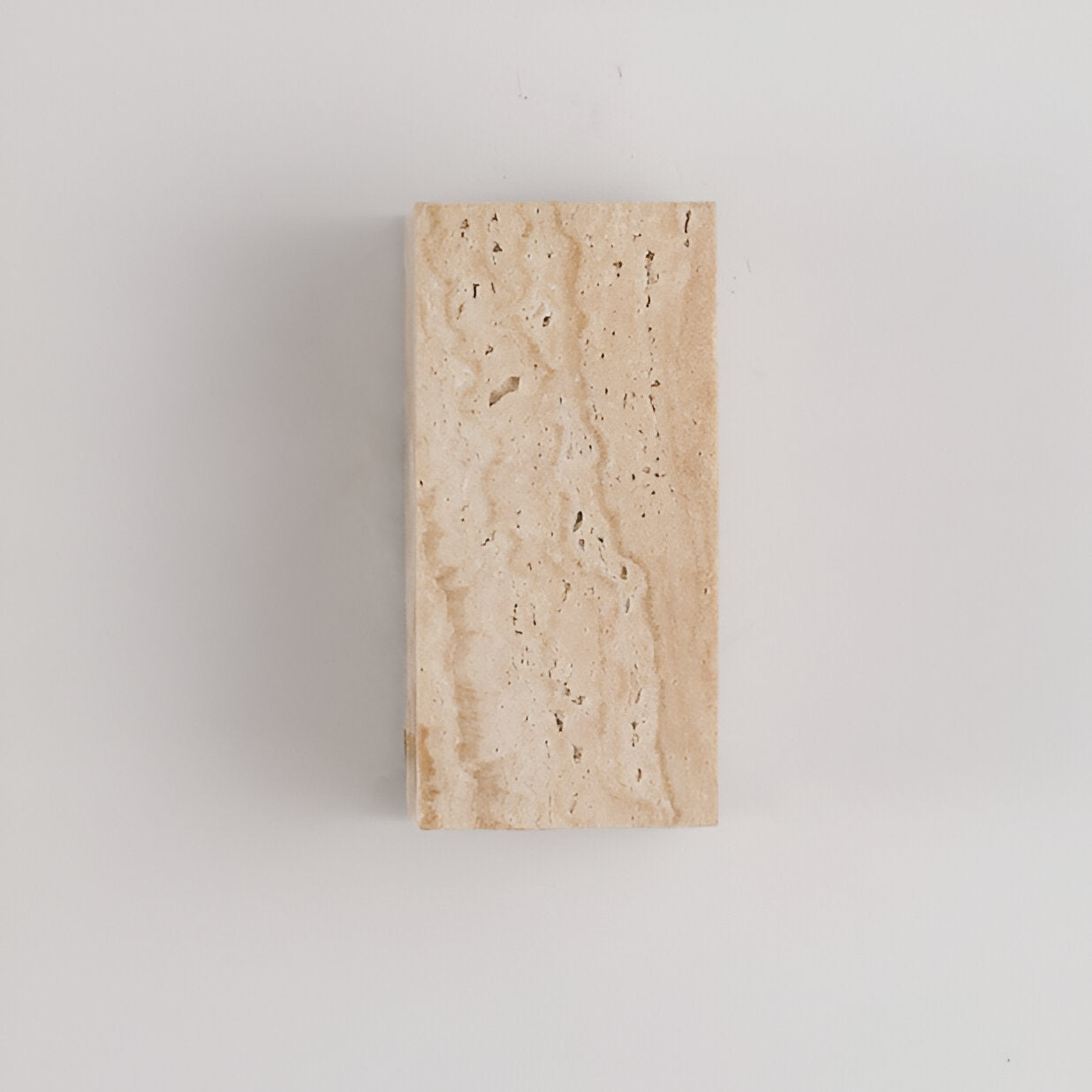 Lumen Travertine Outdoor Wall Lamp