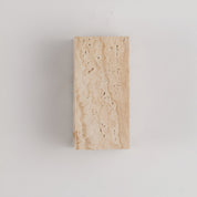 Lumen Travertine Outdoor Wall Lamp