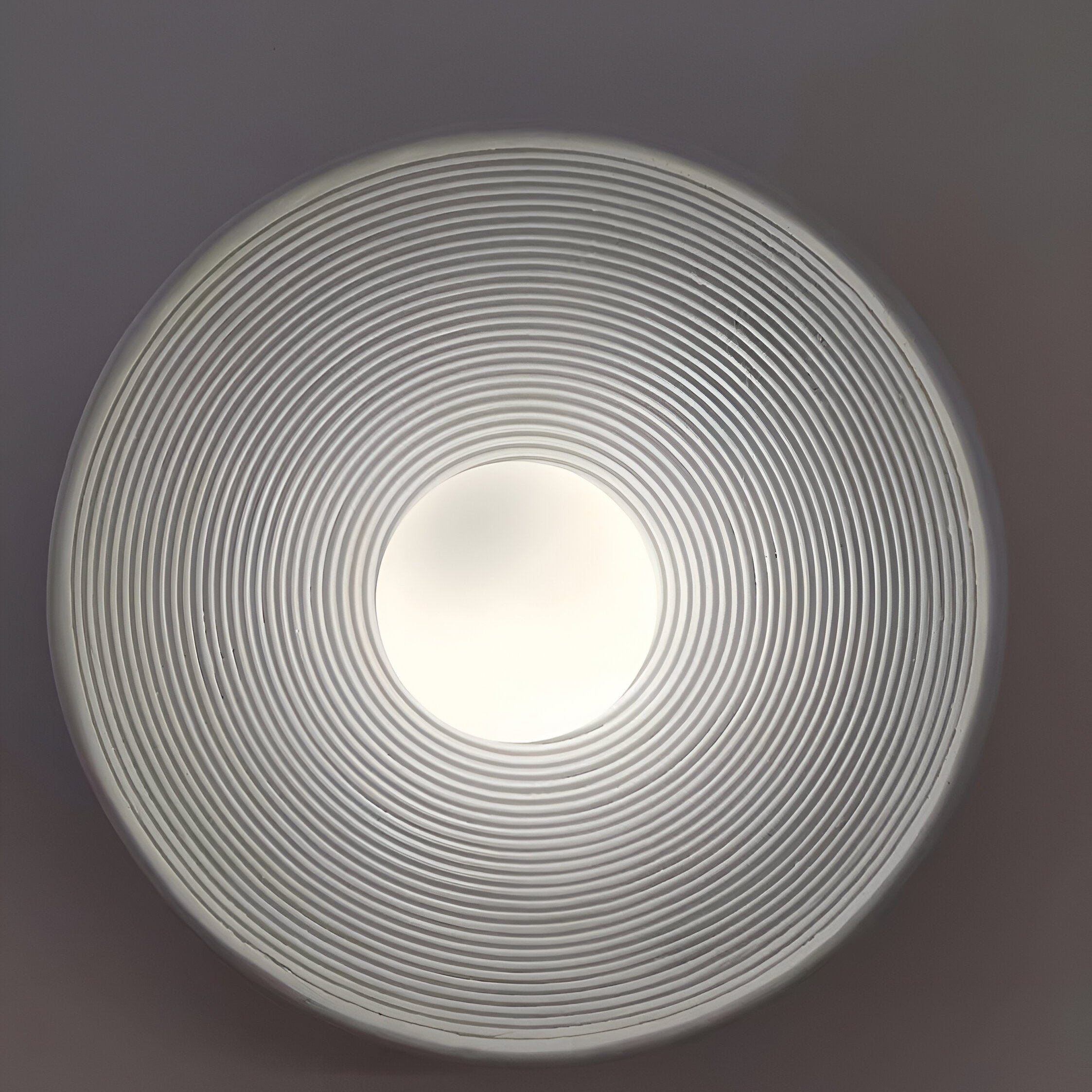 Lumen Ceramic Round LED Wall Lamp