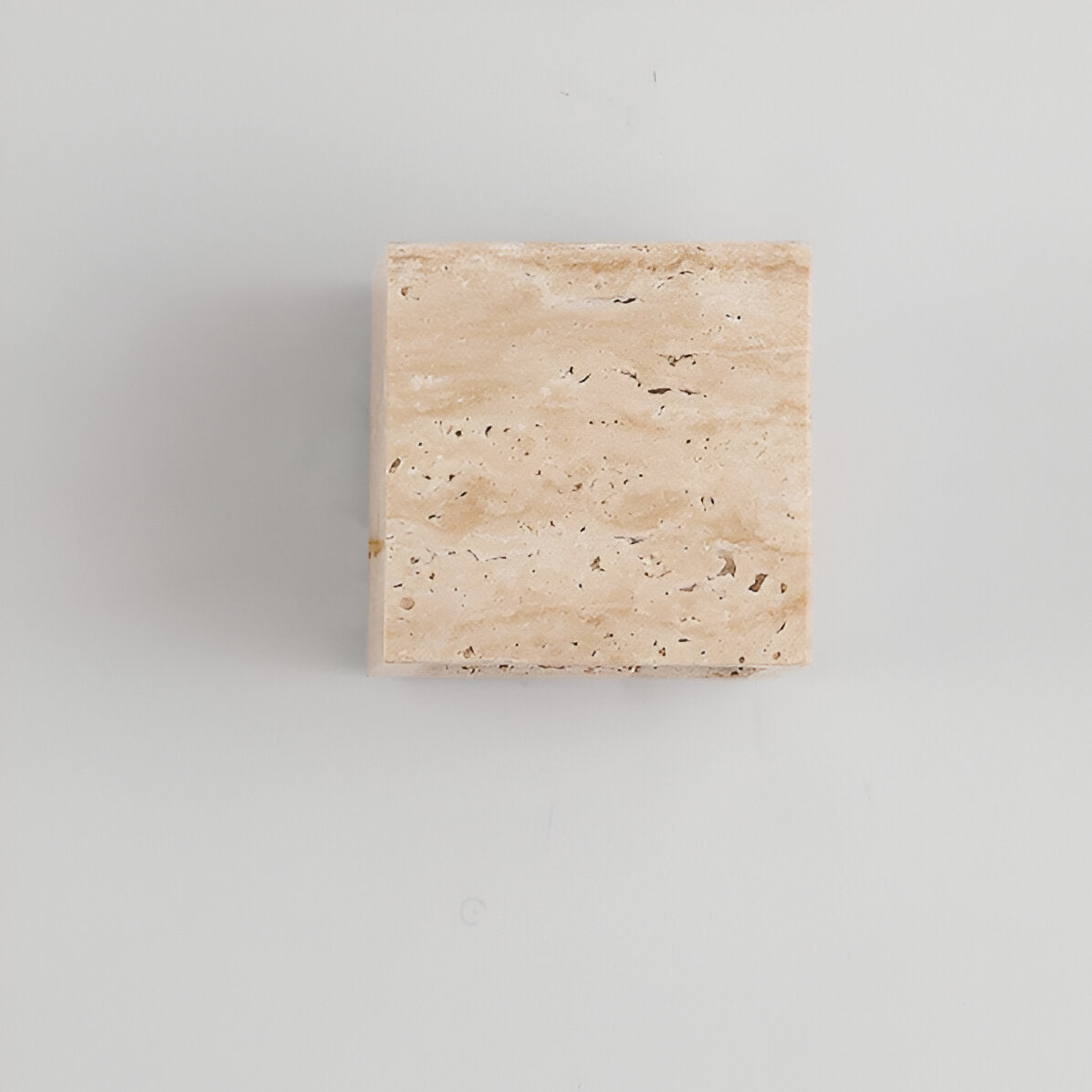Lumen Travertine Outdoor Wall Lamp