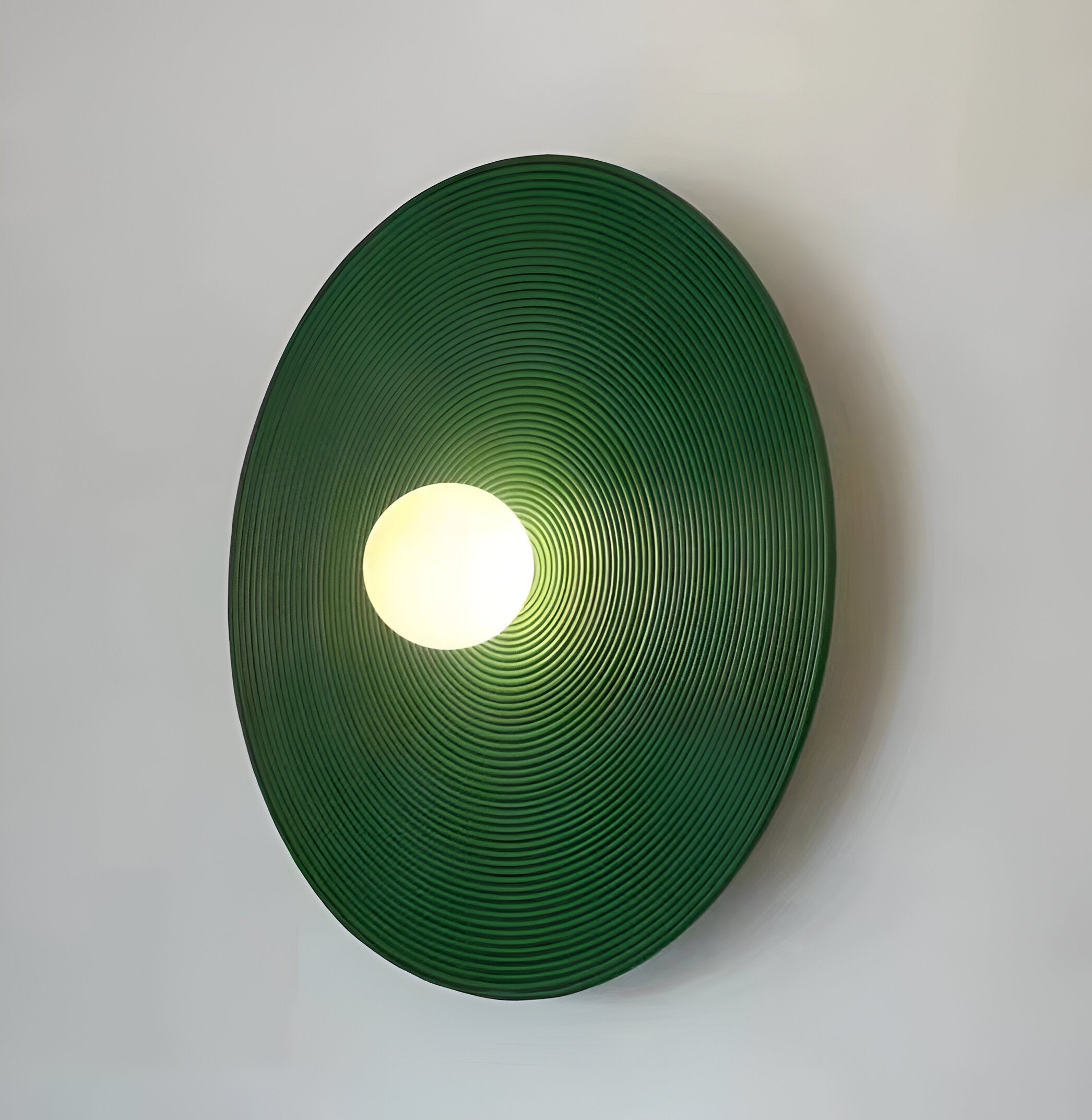 Lumen Ceramic Round LED Wall Lamp