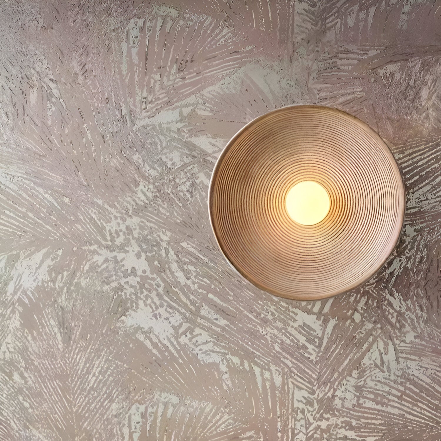 Lumen Ceramic Round LED Wall Lamp