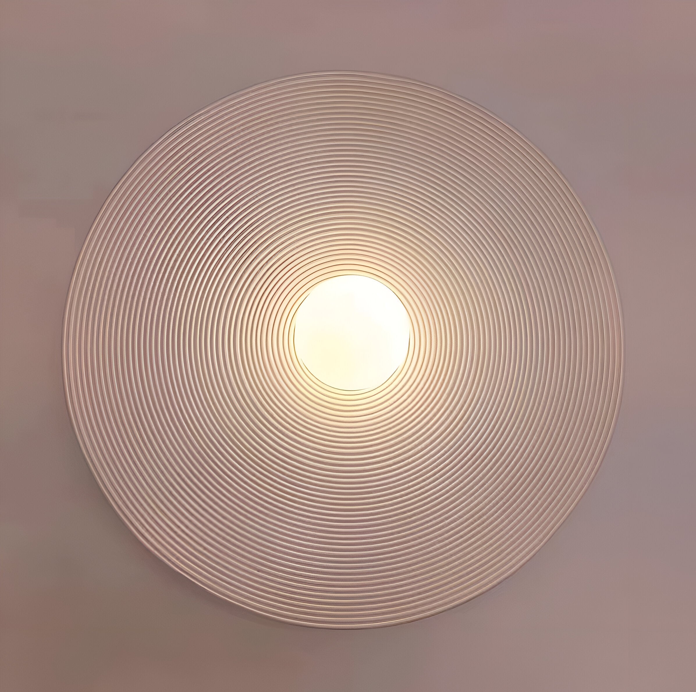 Lumen Ceramic Round LED Wall Lamp