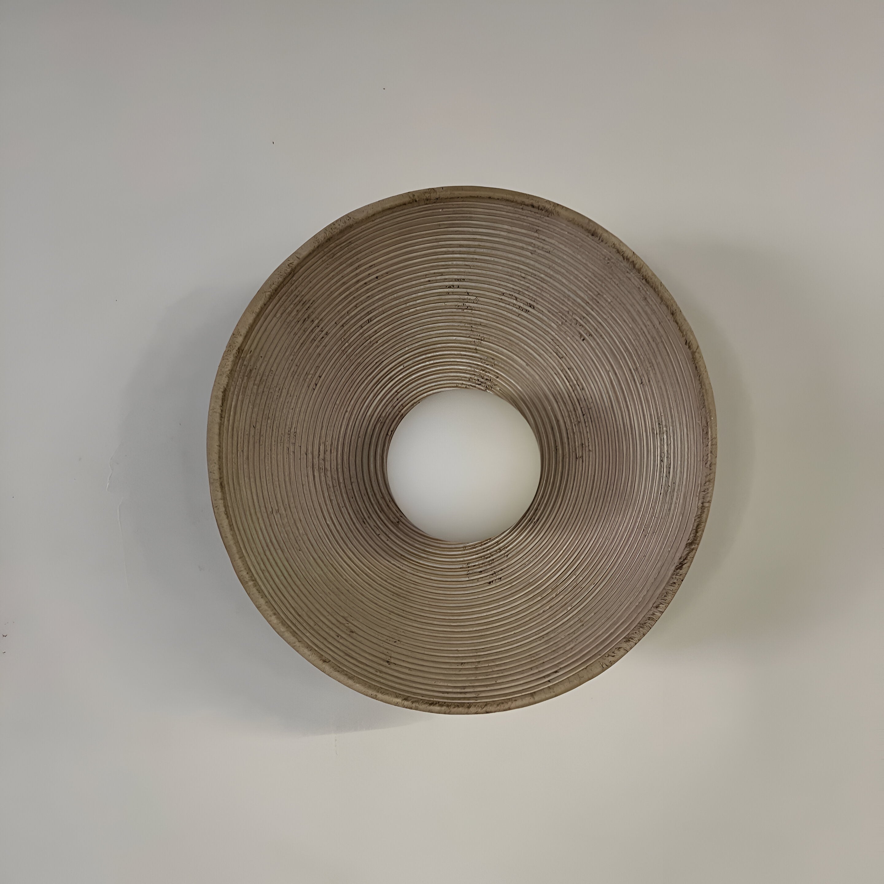 Lumen Ceramic Round LED Wall Lamp