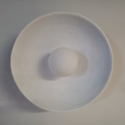 Lumen Ceramic Round LED Wall Lamp