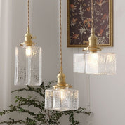 Lumen Jewel Glass Brass Pendant