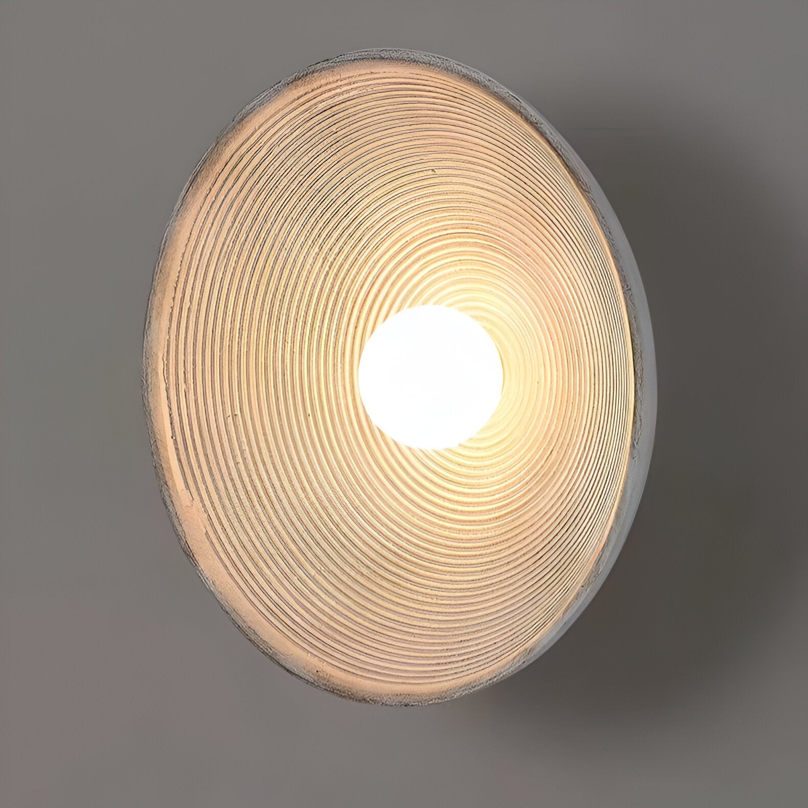 Lumen Ceramic Round LED Wall Lamp