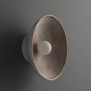 Lumen Ceramic Round LED Wall Lamp