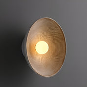 Lumen Ceramic Round LED Wall Lamp