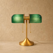 Lumen Olivane Vintage Glass Table Lamp