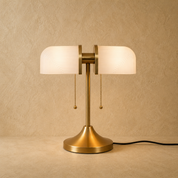 Lumen Olivane Vintage Glass Table Lamp