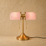 Lumen Olivane Vintage Glass Table Lamp