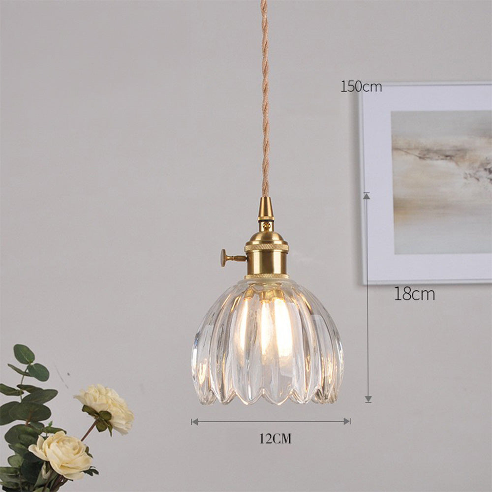 Lumen Petal Glass Pendant Light