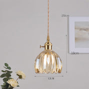 Lumen Petal Glass Pendant Light