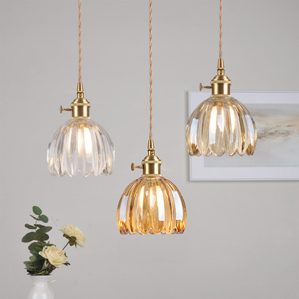 Lumen Petal Glass Pendant Light