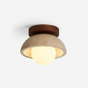 Lumen Piedra Stone Ceiling Light