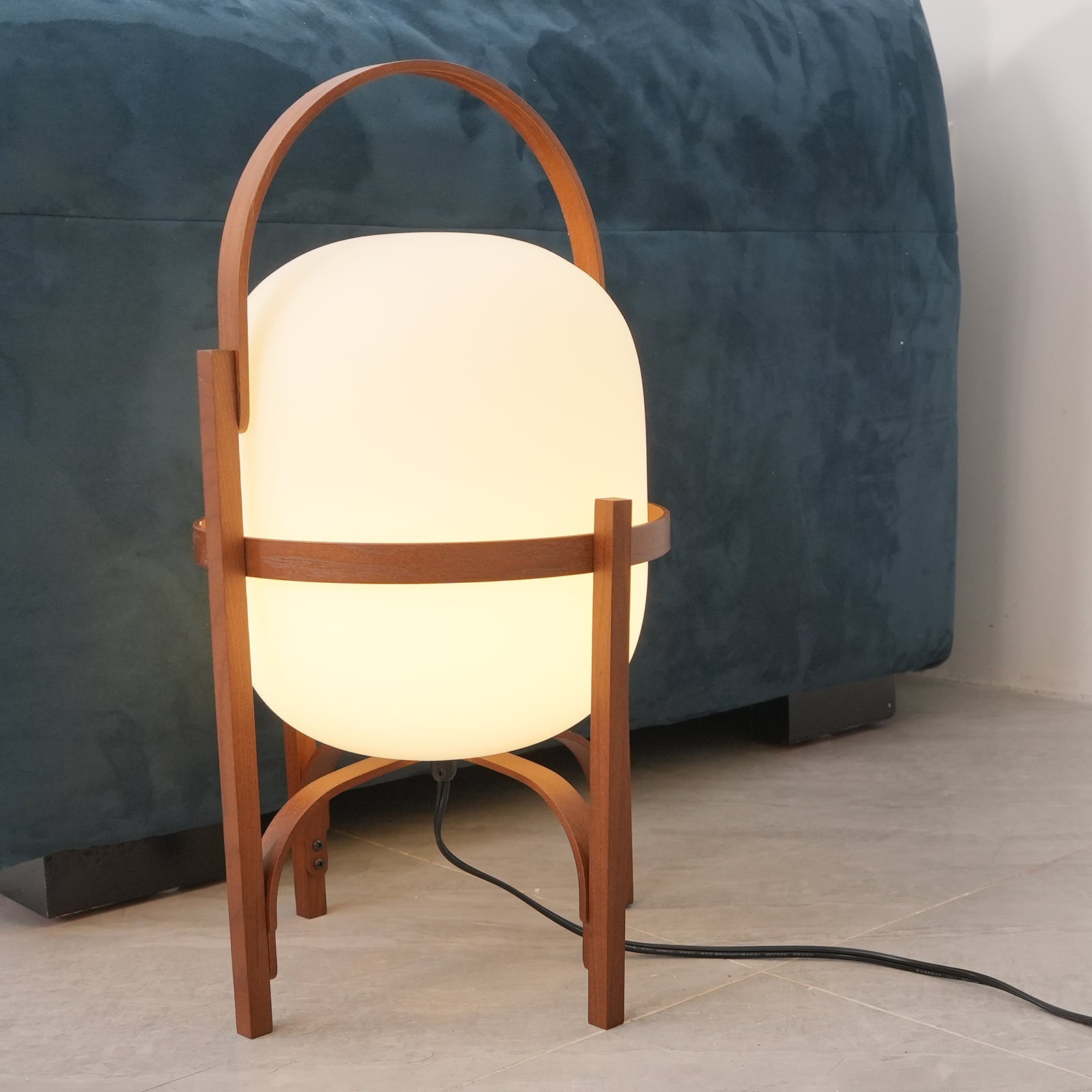 Lumen Lantern Glass Table Lamp