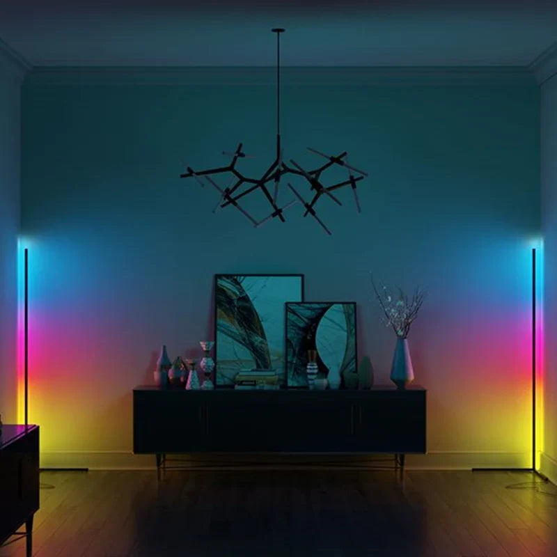 Lumen Corner LED Floor Lamp