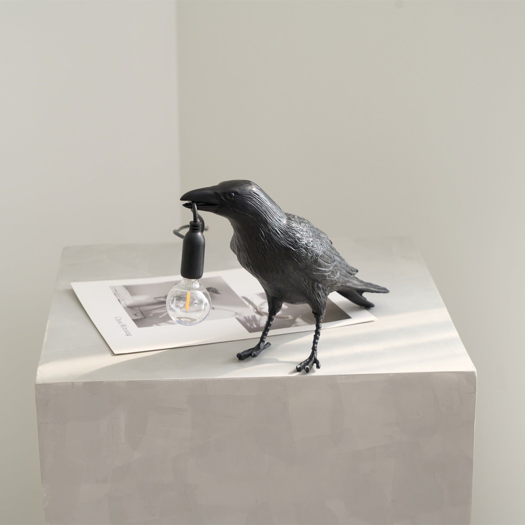 Lumen Raven Resin Table Lamp