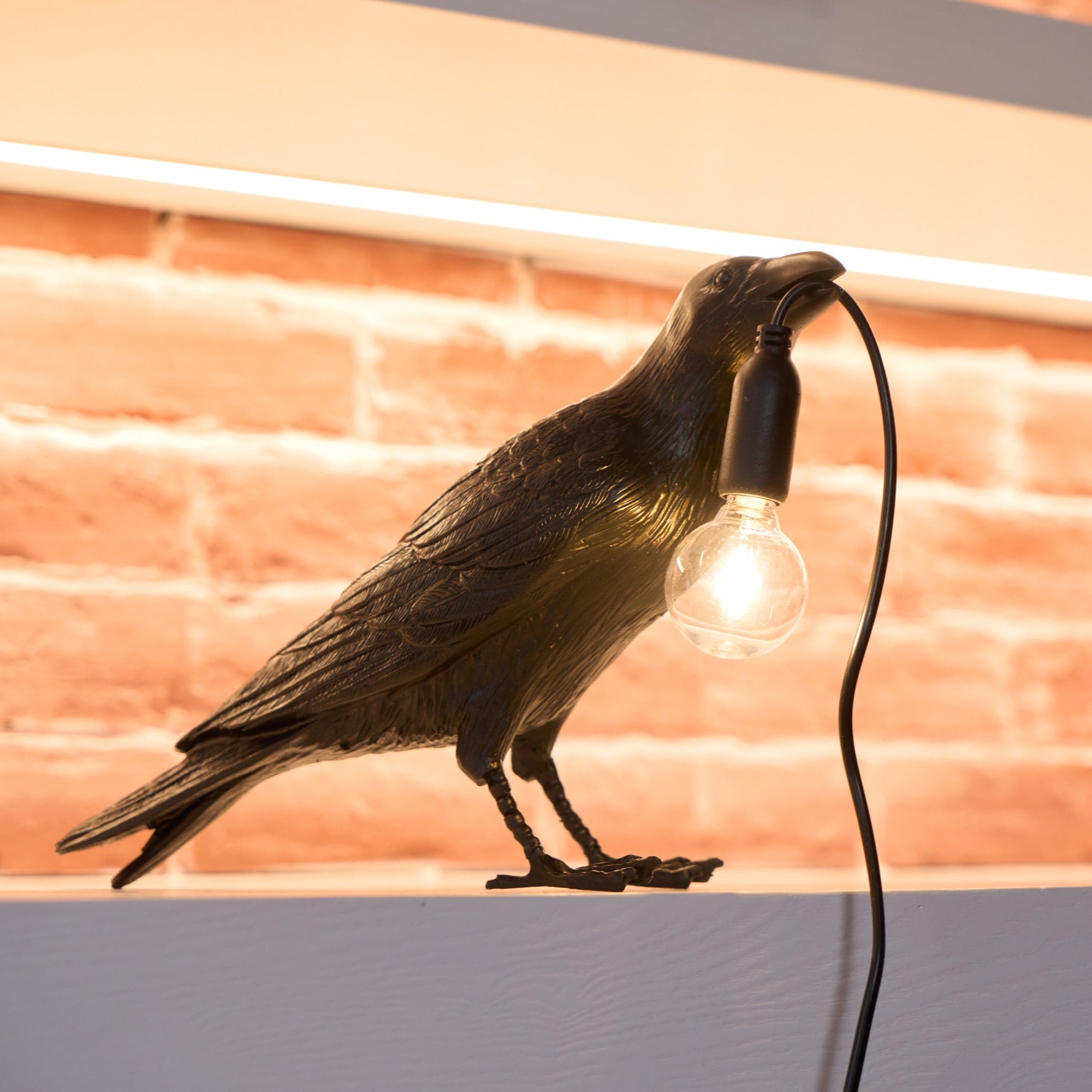 Lumen Raven Resin Table Lamp