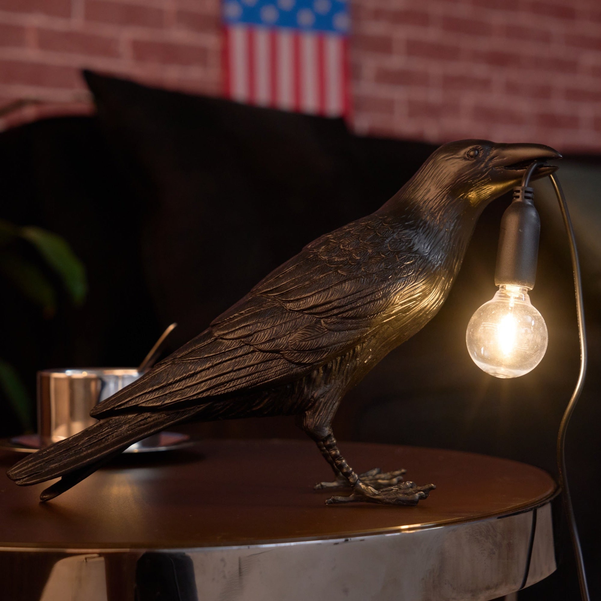 Lumen Raven Resin Table Lamp