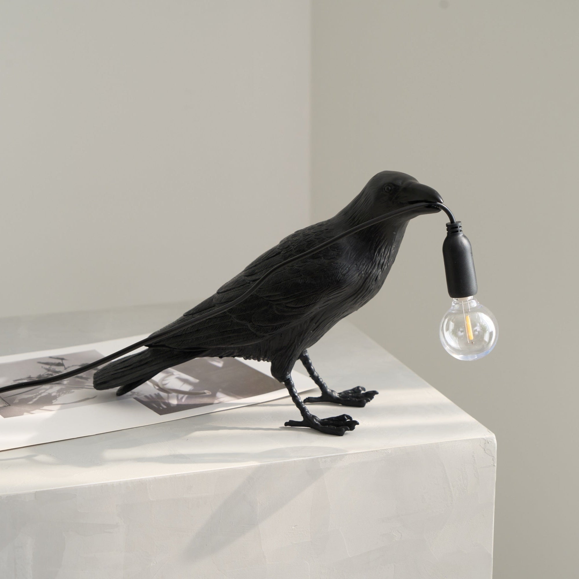 Lumen Raven Resin Table Lamp