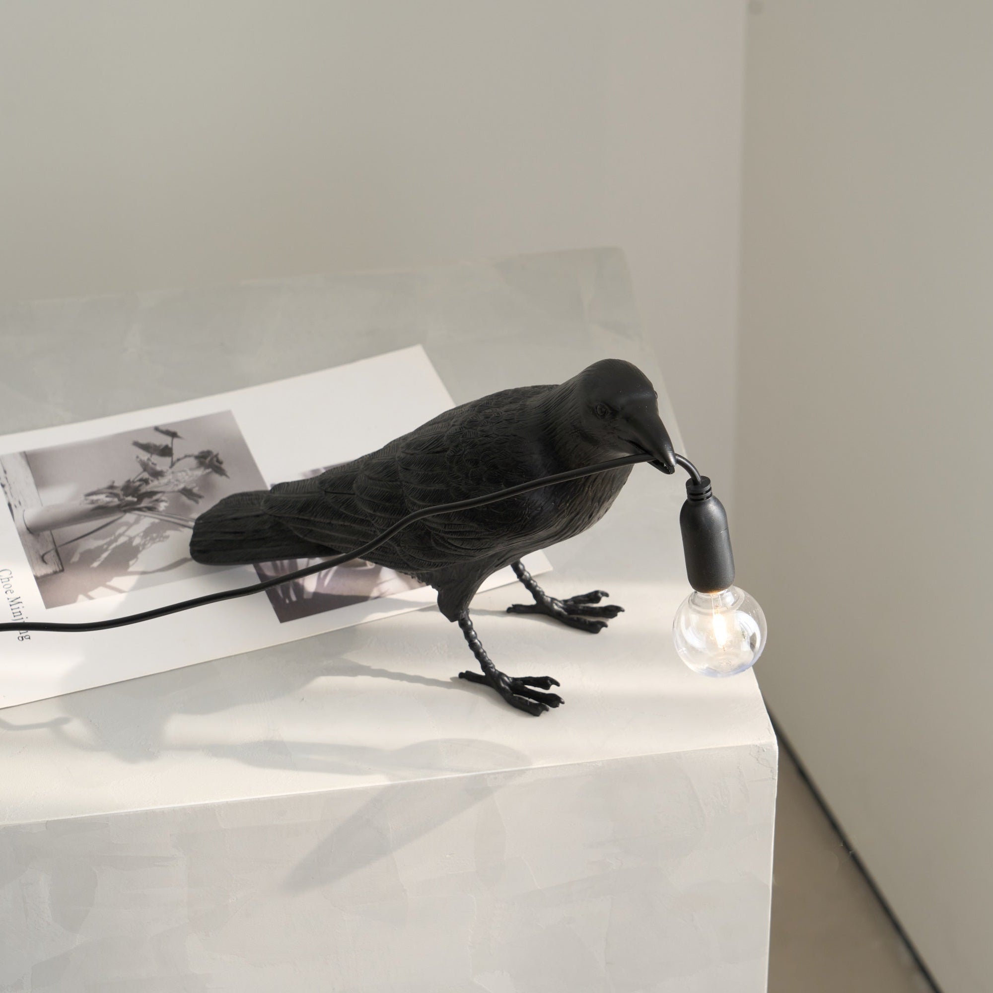 Lumen Raven Resin Table Lamp