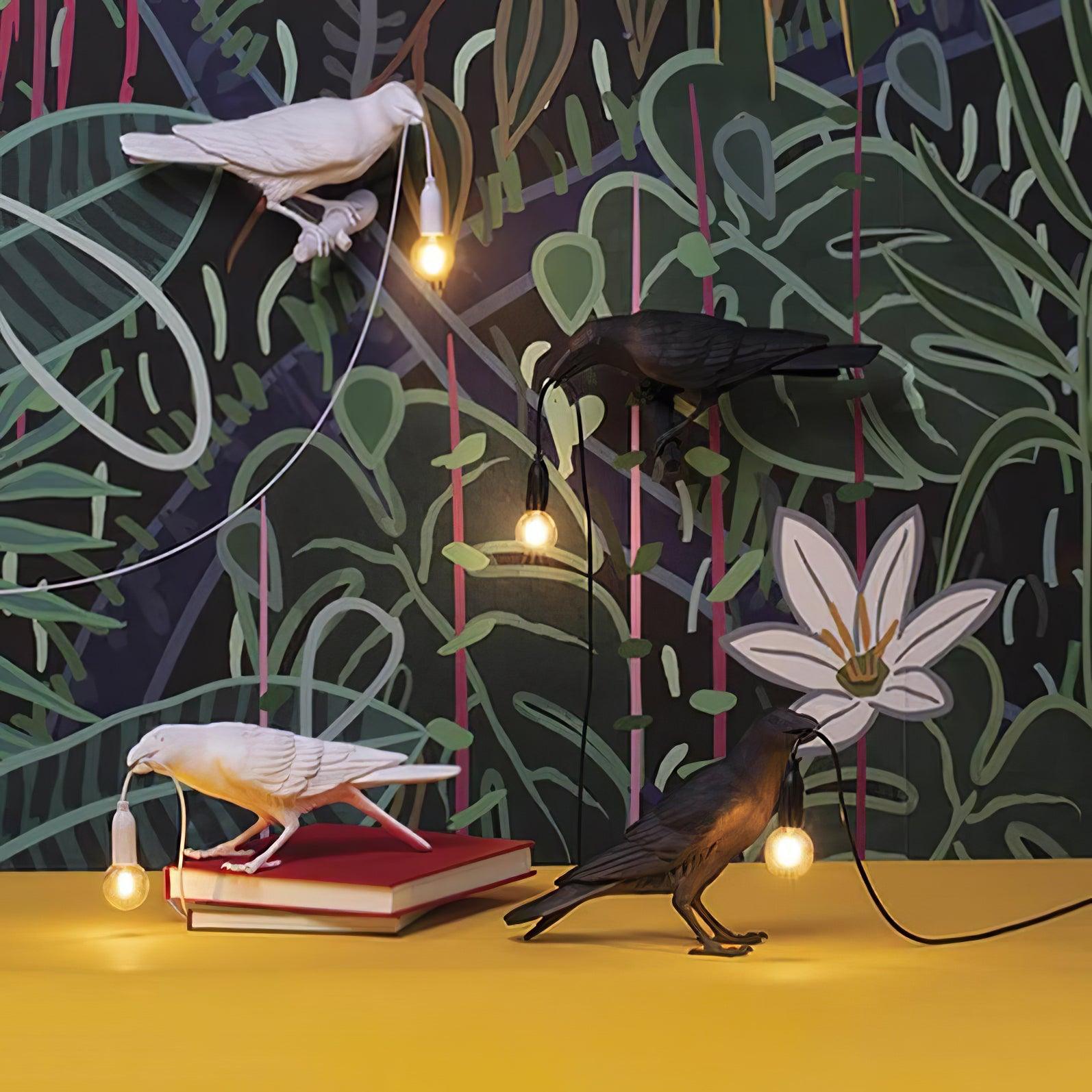 Lumen Raven Resin Table Lamp