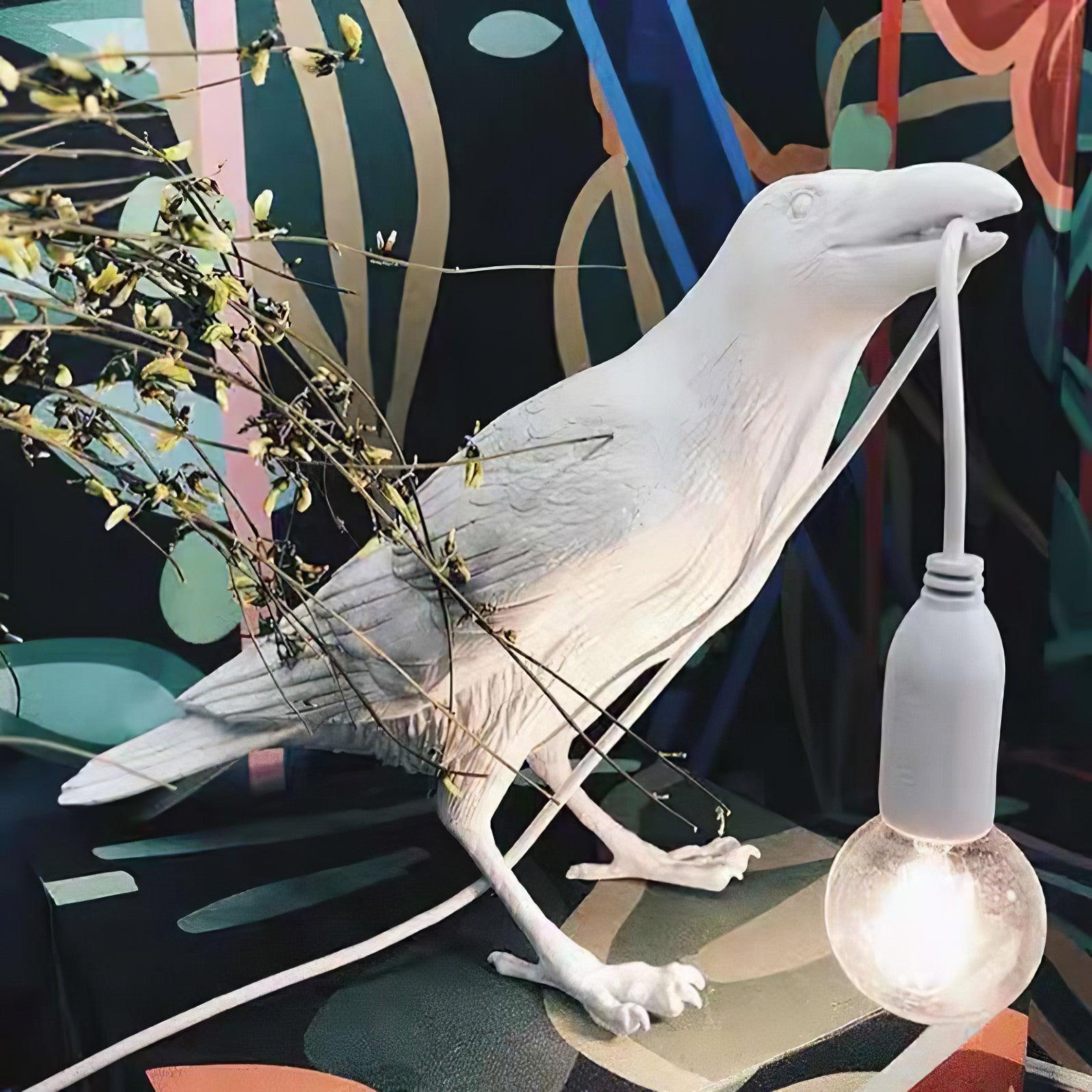 Lumen Raven Resin Table Lamp
