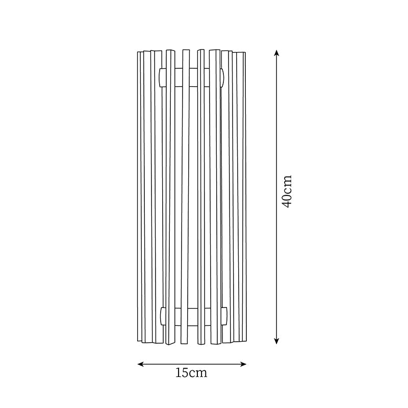 Lumen Regina Walnut Wall Lamp