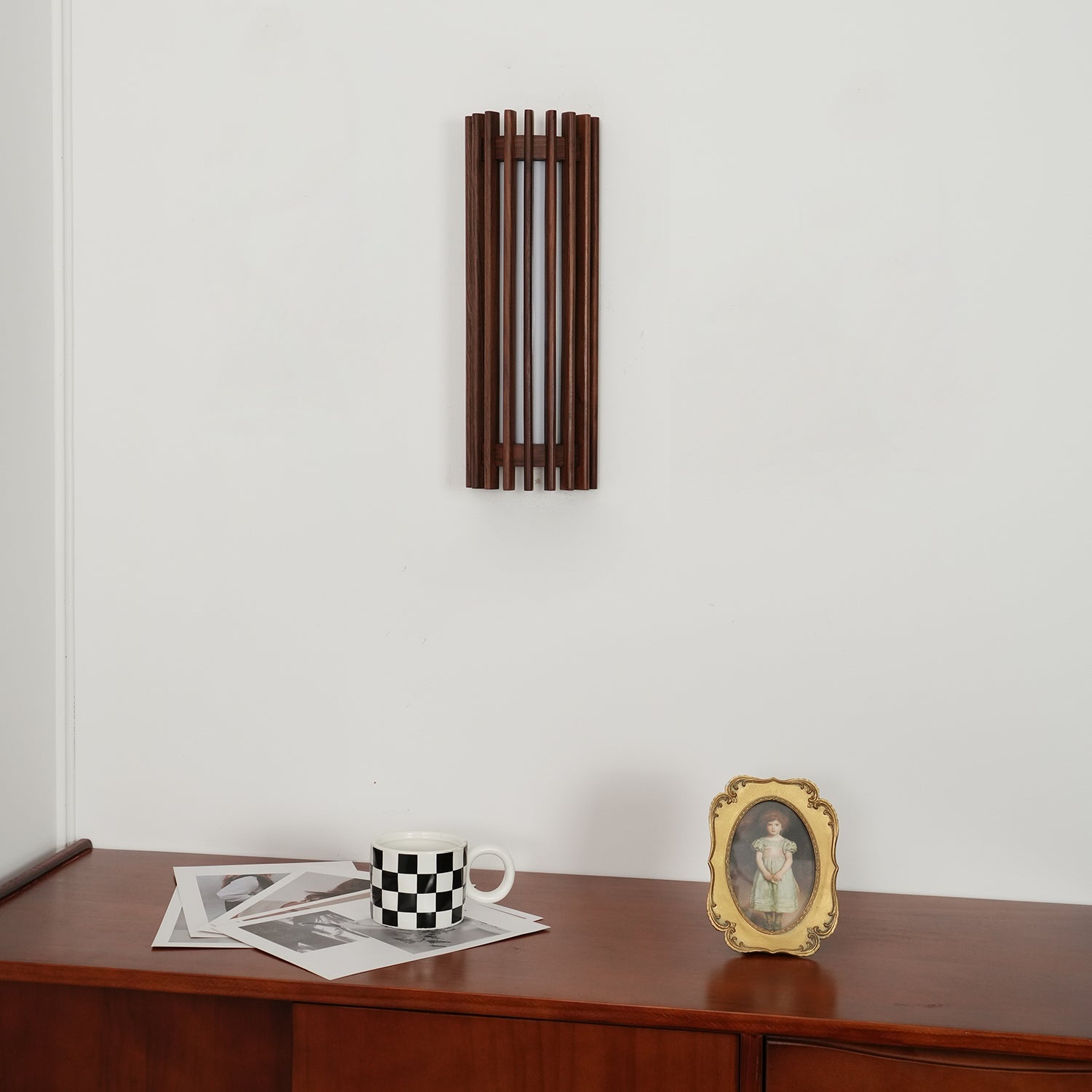 Lumen Regina Walnut Wall Lamp