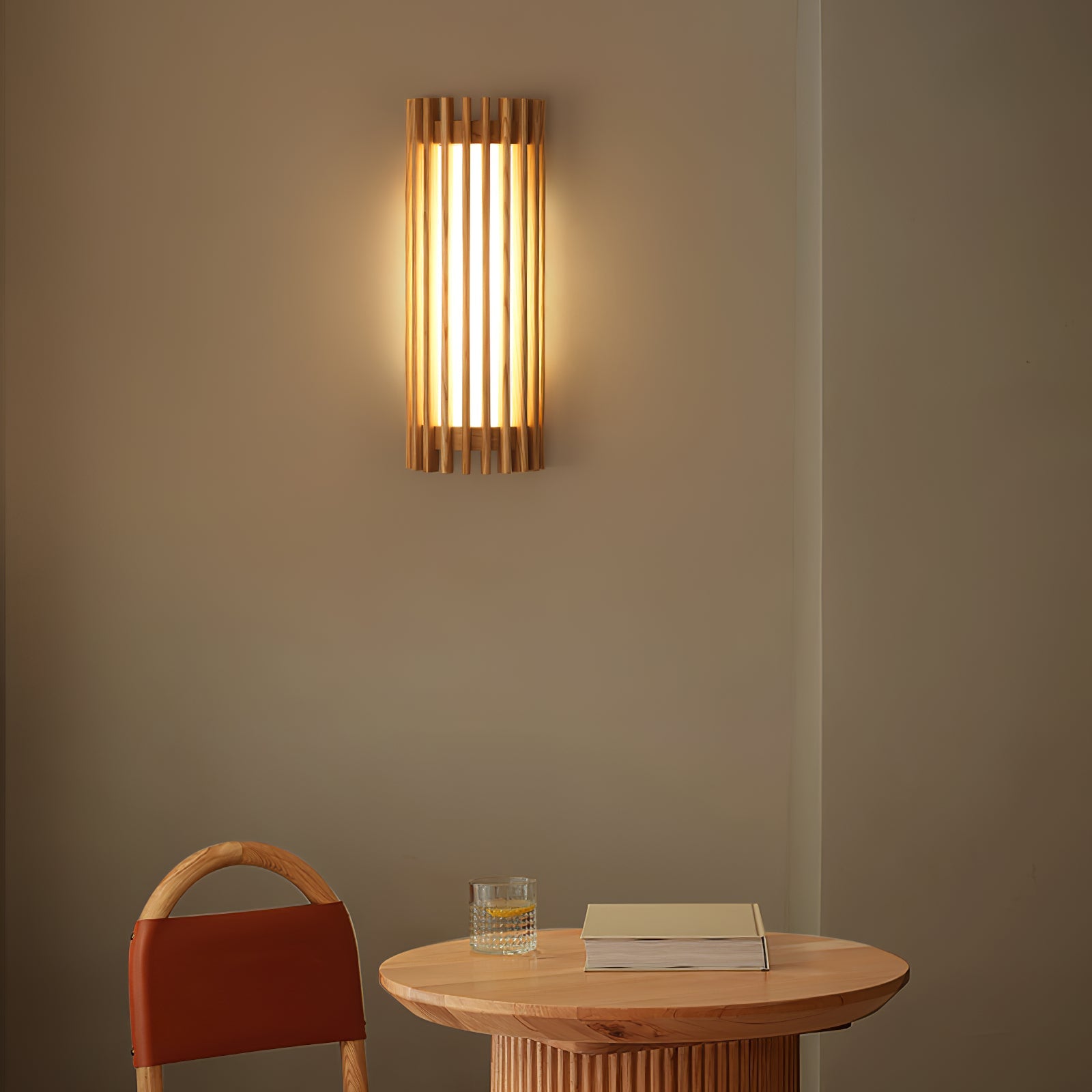 Lumen Regina Walnut Wall Lamp