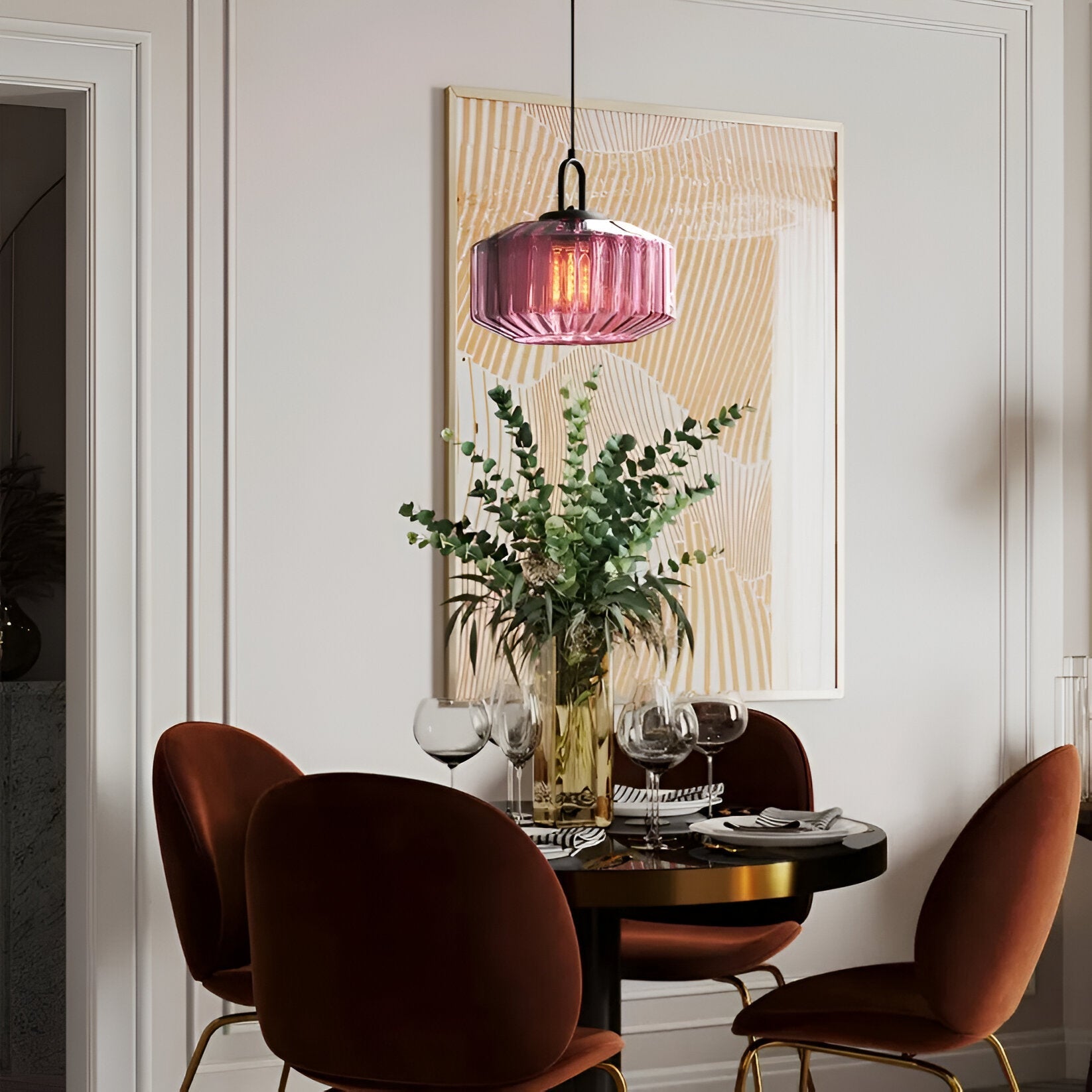 Lumen Retro Colored Glass Pendant