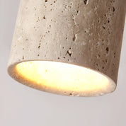 Lumen Travertine Flush Mount