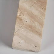 Lumen Travertine Flush Mount