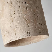 Lumen Travertine Flush Mount