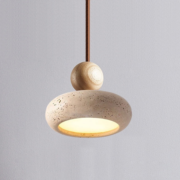 Lumen Natural Stone Wabi Pendant