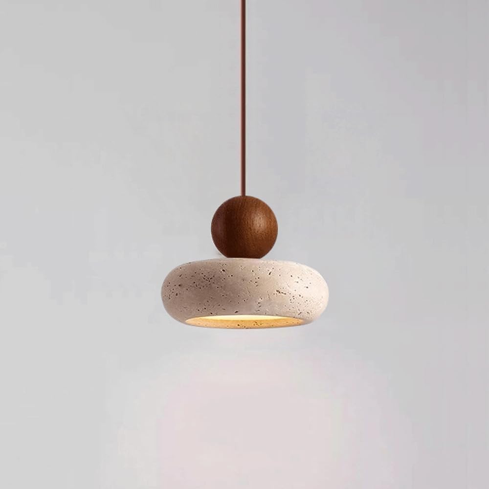 Lumen Natural Stone Wabi Pendant