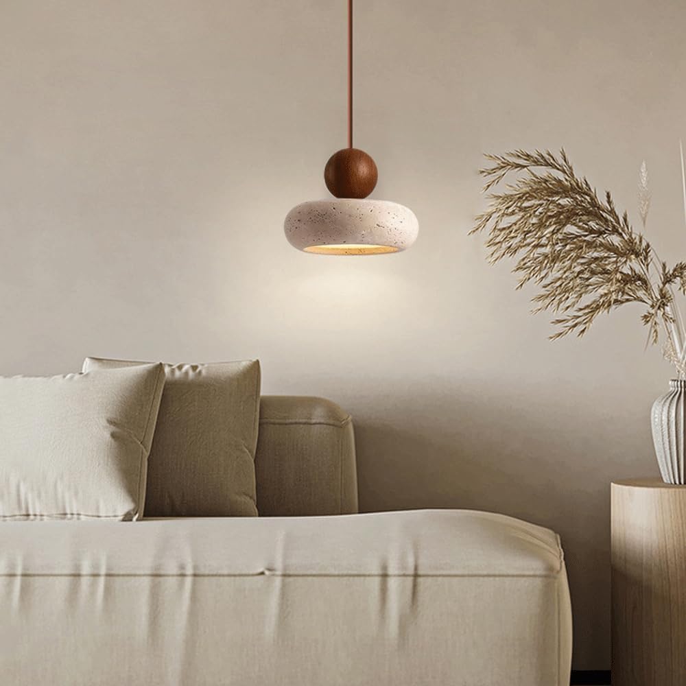 Lumen Natural Stone Wabi Pendant