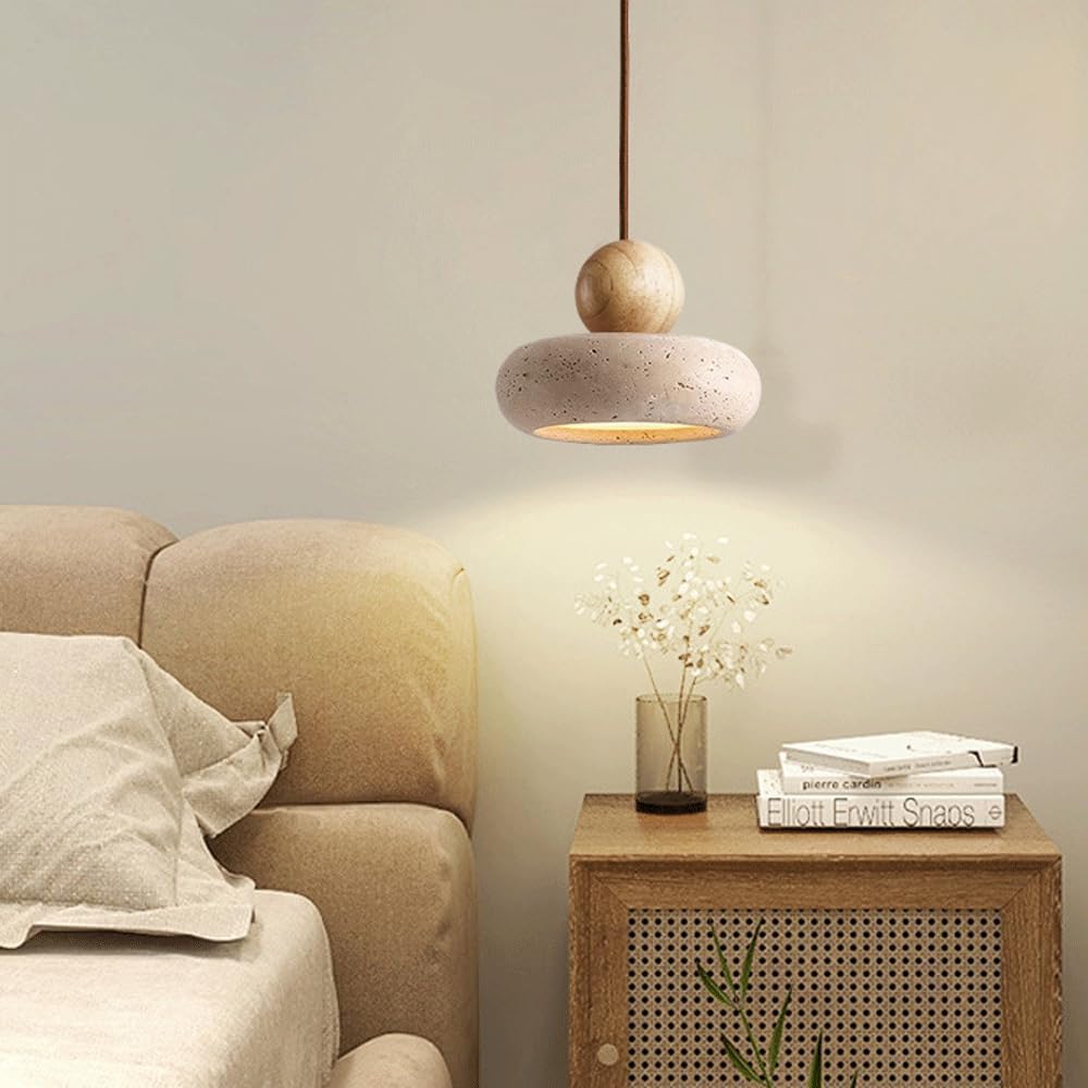 Lumen Natural Stone Wabi Pendant