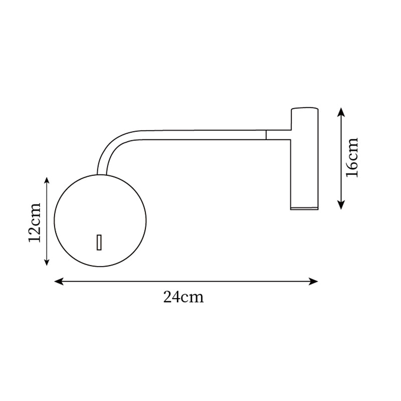 Lumen Slim Arm Reading Wall Sconce